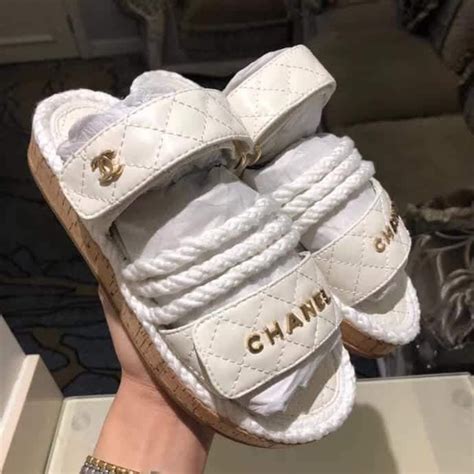 fake chanel sliders|chanel slides price.